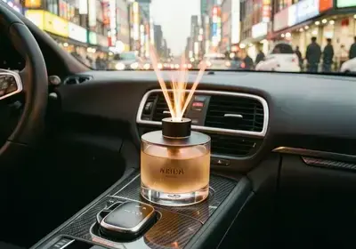 車内に設置したアロマ
