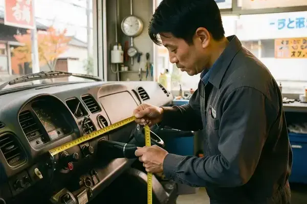 愛車の採寸