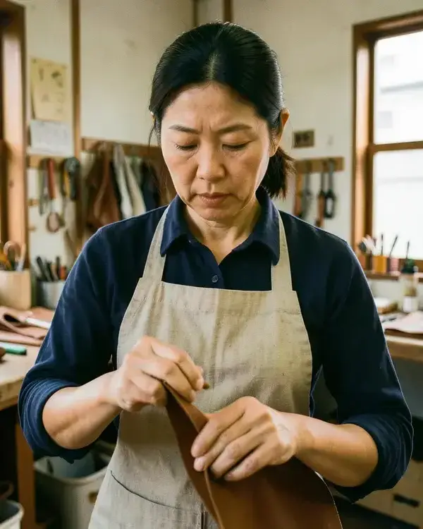 Iso Utleie As のレザー職人 佐藤美咲